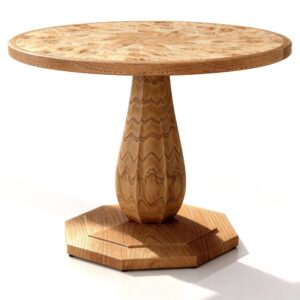 Facet Pedestal Table
