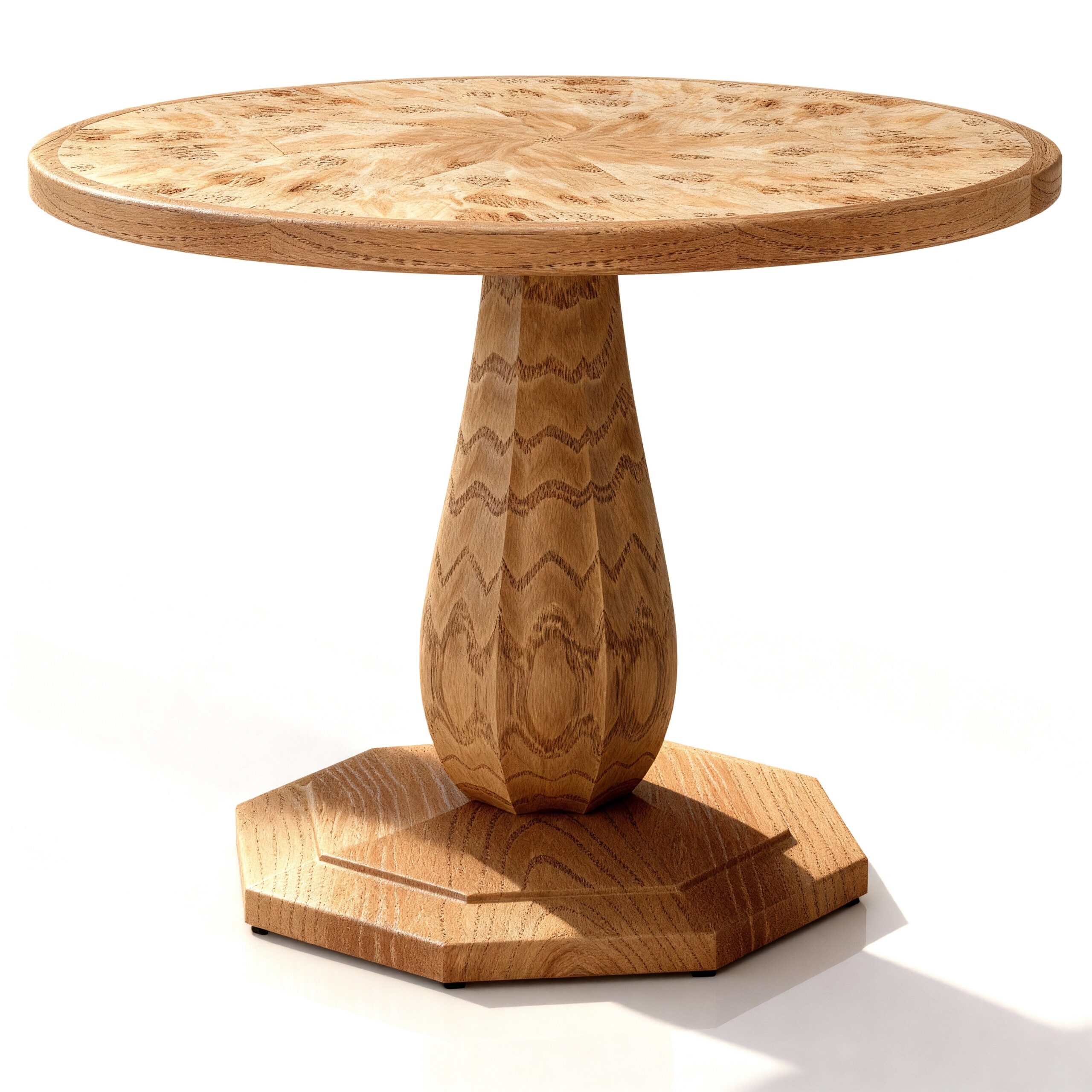 Facet Pedestal Table
